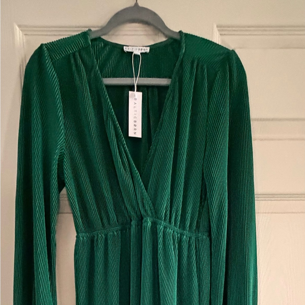Baltic Born Deep Green Long Sleeve Dress